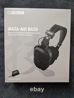 BOSS WAZA AIR BASS Wireless Personal Bass Guitar Amp System Headphones NEW