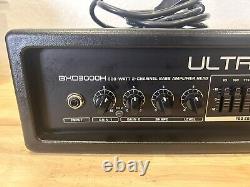 Behringer Ultrabass BXD3000H 300 Watt 2 Channel Bass Amplifier Used, Tested