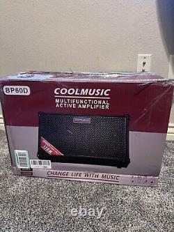 Coolmusic Mutifunctional Active Amplfier Bp60d 2 8 Seakers With Bt New