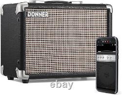Donner 10W Guitar Amplifier, Electric Bass Guitar Amp Protable with APP Effector
