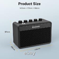 Donner Guitar Amplifier 5W Electric Desktop Guitar-amp Practice Retro Tone