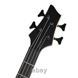 Electric Bass Guitar for Student School With 20W AMP & Carry Bag