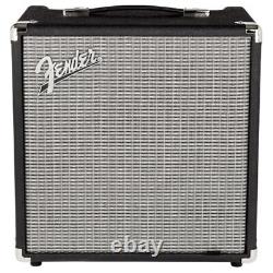 Fender Rumble 25 V3 25W Combo Amplifier for Black and Silver Bass Guitar