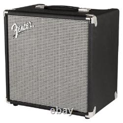 Fender Rumble 25 V3 25W Combo Amplifier for Black and Silver Bass Guitar