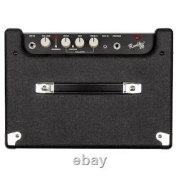 Fender Rumble 25 V3 25W Combo Amplifier for Black and Silver Bass Guitar