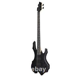 Glarry Electric Bass Guitar Right Handed 4 Strings for Student With AMP & Bag