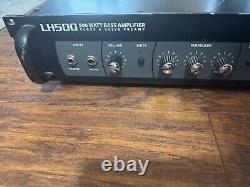 Hartke LH500 500-Watt Bass Guitar Amplifier Head Class-A Tube Preamp Circuit Amp