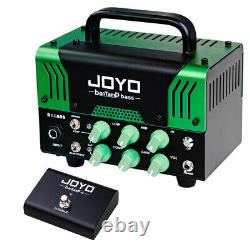 JOYO Bass Mini Amp Head 50W Hybrid Tube Amplifier Built in Compressor 3 Band EQ