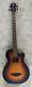 Luna Tribal 34 Scale Acoustic-electric Bass Guitar, Tobacco Sunburst