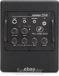 Phil Jones Bass X4C Nanobass 35-watt Multi-instrument Combo Amplifier Black