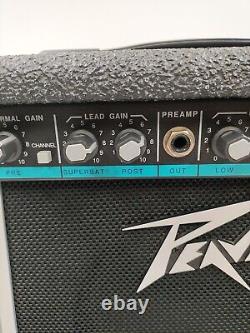 TESTED/WORKS 1980 Peavey Rage 108 12 Watt 1x8 Guitar Combo Amplifier Amp Vintage