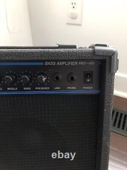 Vintage RMS-40B Bass Guitar Amplifier Amp Works Great Nice Sound