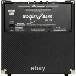 Ampeg Rocket Bass RB-108 1x8 30W Ampli Combo Basse Noir et Argent
