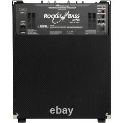 Ampeg Rocket Bass RB-210 2x10 500W Bass Combo Amp Noir et Argent