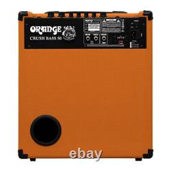 Ampli Orange Crush Bass 50 1x12 Combo avec accordeur chromatique Orange