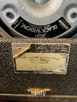 Ampli Peavey Rhythm-Master 400 Rare Vintage USA 4 canaux 15 Black Widow