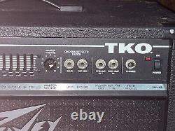 Ampli pour basse Peavey Black Tko 115s avec haut-parleur de 15 pouces et 80 watts, modèle vintage