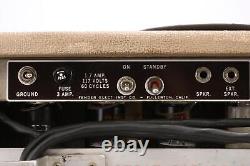 Amplificateur à lampes Fender Bassman-Amp Brownface de 1962 avec tubes NOS modifiés #50274