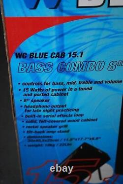 Amplificateur de basse Warwick Blue Cab 15, 8 nouveaux concessionnaires d'amplis BlueCab Practice