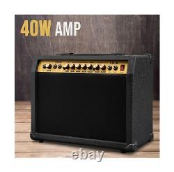 Amplificateur de guitare électrique LyxPro 40 watts Combo Solid State Studio & Scène