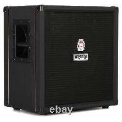 Écrasement orange Bass 100 1x15 Ampli combo de basse 100 watts Noir