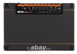 Écrasement orange Bass 100 1x15 Ampli combo de basse 100 watts Noir