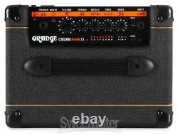 Écraser Orange Bass 25 1x8 25 watts Combo basse Amp Noir