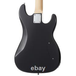 Guitare basse électrique pour gaucher avec ampli de 15 watts - Kit débutant taille normale