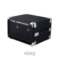 Phil Jones Bass Compact 2 200W 2x5 Amplificateur de basse Haut-parleur Cabinet 8O, Noir