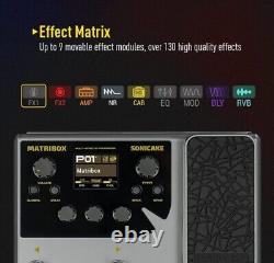 SONICAKE Matribox Modélisation d'ampli pour guitare basse avec enceintes IR Pédale d'expression Stéréo US
