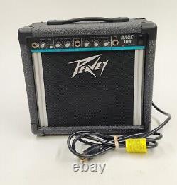 TESTÉ/FONCTIONNE 1980 Peavey Rage 108 12 Watt 1x8 Amplificateur de guitare Combo Vintage