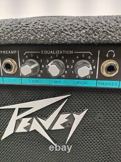 TESTÉ/FONCTIONNE 1980 Peavey Rage 108 12 Watt 1x8 Amplificateur de guitare Combo Vintage