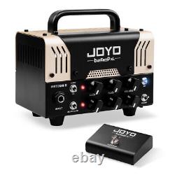 Tête d'ampli pour guitare JOYO BanTamp Mini 20W Preamp 2 canaux Amplificateur à lampes hybride