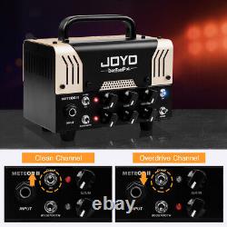 Tête d'ampli pour guitare JOYO BanTamp Mini 20W Preamp 2 canaux Amplificateur à lampes hybride