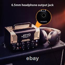 Tête d'ampli pour guitare JOYO BanTamp Mini 20W Preamp 2 canaux Amplificateur à lampes hybride