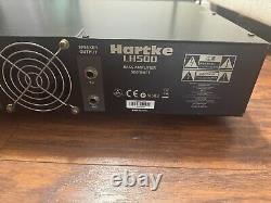 Tête d'amplificateur de guitare basse Hartke LH500 de 500 watts avec circuit de préampli à tubes de classe A